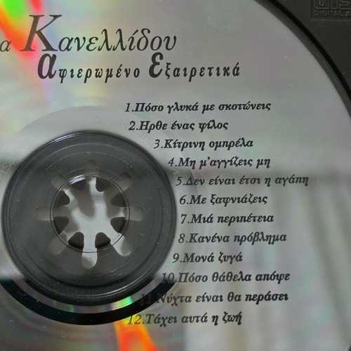 Aleka Kanellidou Afieromeno Exairetika CD like new, entechno