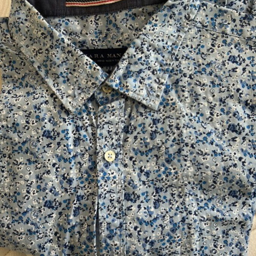 Zara men's shirt like new, multicolor, size L