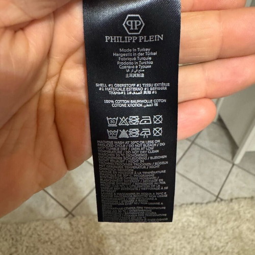Philipp Plein rock T-shirt like new, size M, black