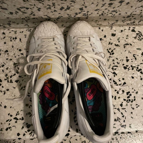 Adidas Superstar Pharrell Supershell white yellow size 46 new
