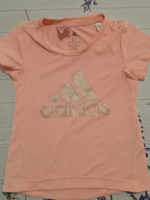 Adidas Climalite T-shirt like new, size 110 cm, pink, 4-5 years