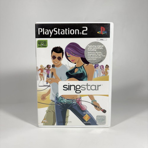 SingStar PlayStation 2 game used, complete with instructions