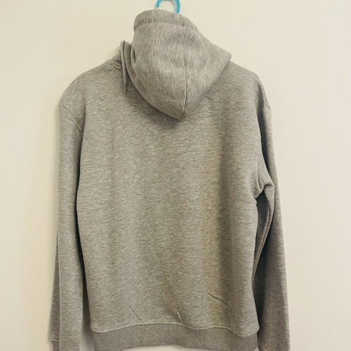 North West grey hoodie with embossed logo, medium