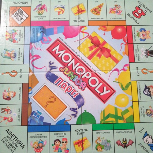 Monopoly Junior Πάρτι μεταχειρισμένο επιτραπέζιο παιχνίδι