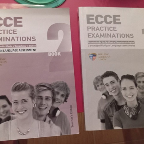 ECCE Practice Examinations Books 1+2 used, teacher's editions