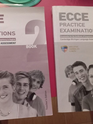 ECCE Practice Examinations Books 1+2 μεταχειρισμένα, teacher's editions