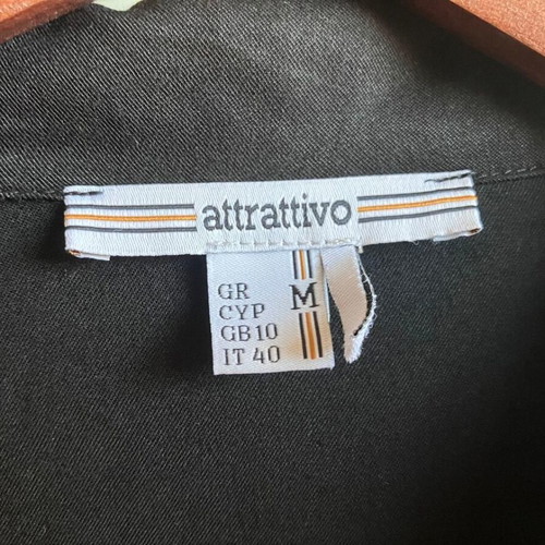 Attrattivo Black One-Piece Jumpsuit Size M Like New