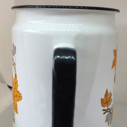 Vintage Soviet Enamel Coffee Pot Teapot like new, authentic 1970