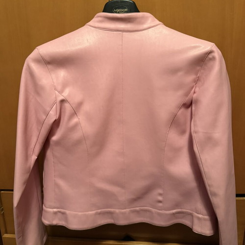 Leather jacket like new, pink, size M