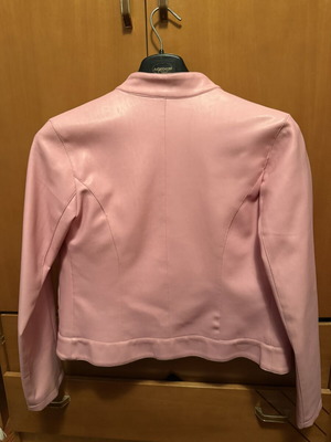 Leather jacket like new, pink, size M