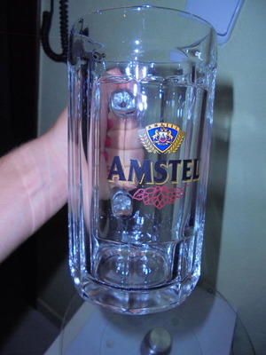 Συλλεκτικό μεγάλη κούπα μπύρας AMSTEL 0.5L SAHM