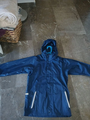 Windbreaker jacket size S, like new, blue
