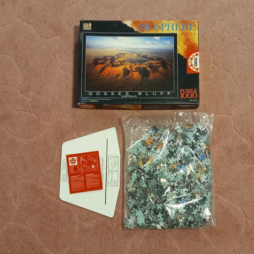 Educa 1000-Piece Puzzle used with 2 Completed Ship Puzzles