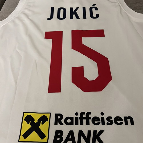 Nikola Jokic Serbia National Team Basketball Jersey, Medium
