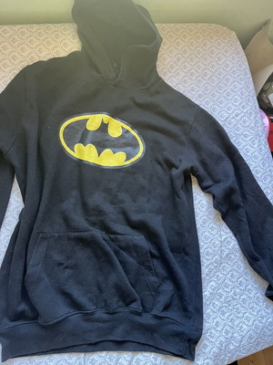 Φούτερ Batman σαν καινούργιο, New Wave, μαύρο και κίτρινο, XL