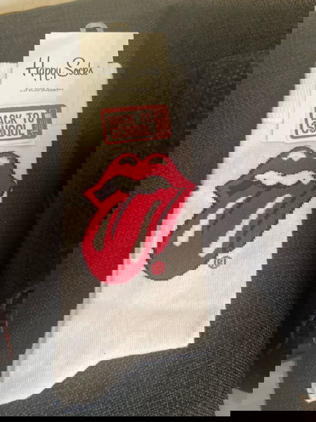 the Rolling Stones socks