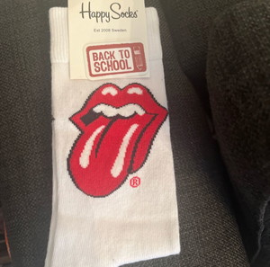 the Rolling Stones socks