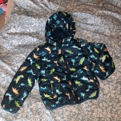 Sinsay boys jacket used with fleece lining, blue, size 104 cm