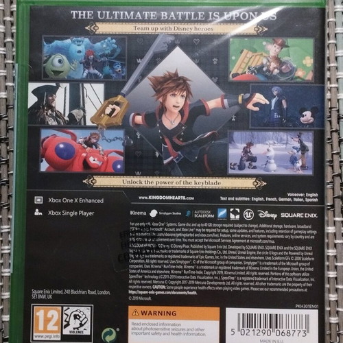 Kingdom Hearts 3 Xbox One sealed, new