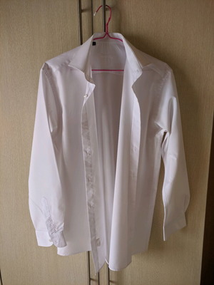 White men's shirt Castello size Large