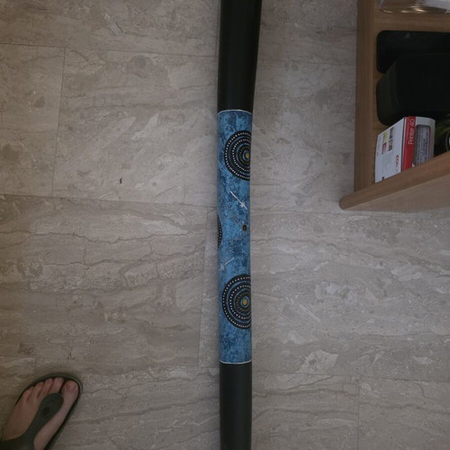 Didgeridoo like new, 1 meter eucalyptus wood, Australian origin