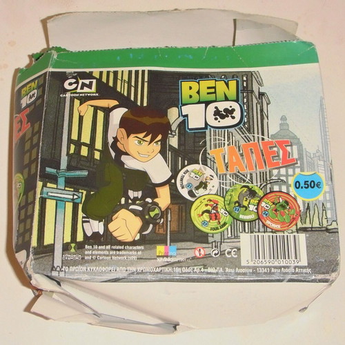 Ben-10 pack with 43 sealed tag packets
