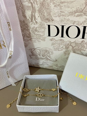 Dior Clair D Lune σετ βραχιολιών καινούργιο, χρυσαφί και ασημί