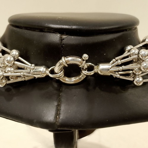 Silver 925 necklace new, platinum plated Italian made