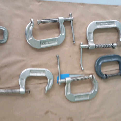 Stainless steel clamps new for carpenters and blacksmiths rustproof