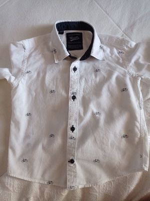 Πουκάμισο παιδικό Manetti μεταχειρισμένο, άσπρο, 2-3 ετών