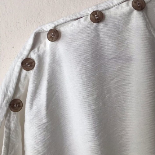 ALE midi dress white new with buttons and belt, size Medium