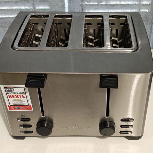 Profi Cook PC-TA 1073 four-slot toaster like new, stainless steel