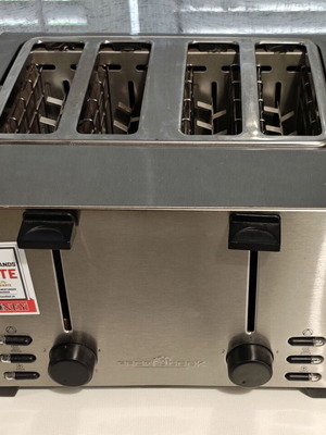 Profi Cook PC-TA 1073 four-slot toaster like new, stainless steel