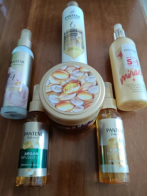 Pantene set new with mask, oils and shampoo