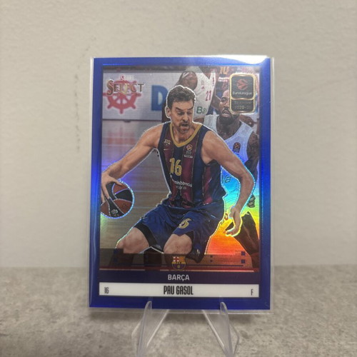 2025-26 Panini Select EuroLeague Blue #5 Pau Gasol card /49