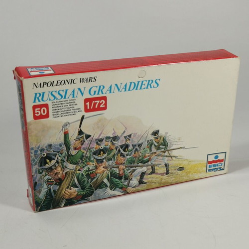 Russian Grenadiers Napoleonic Wars ESCI figures used, set of 50, 1/72 scale