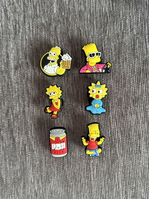 Simpsons Crocs charms, set of 6