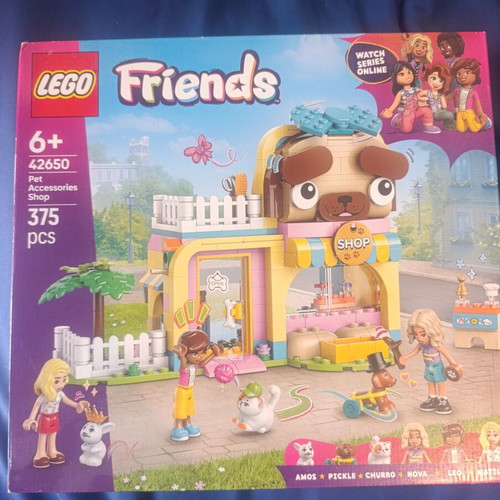 Lego Friends Pet Accessories Shop set, 375 pcs, ages 6+