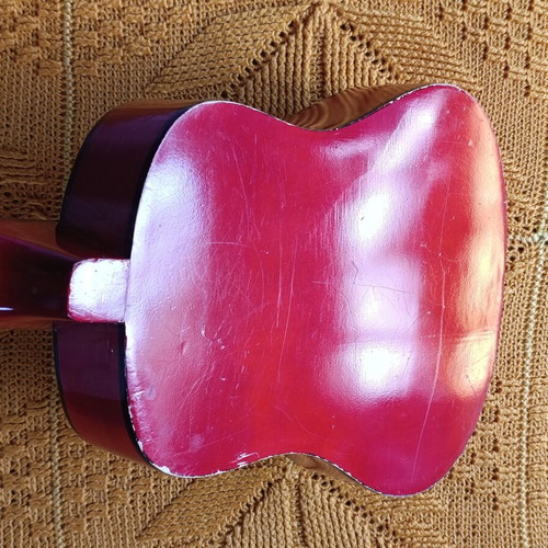 Children's classical guitar used with nylon strings