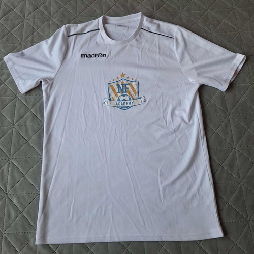 NF Academy Macron football shirt size S like new, white training model