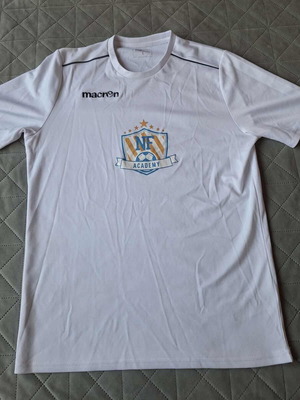 NF Academy Macron football shirt size S like new, white training model