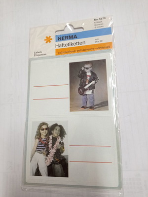 Labels with children design new for notebooks and books