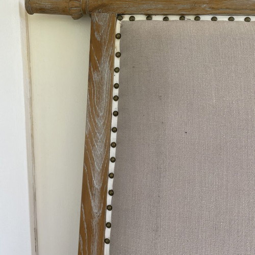 Double bed frame 180x220x26 cm with headboard 188x130 cm