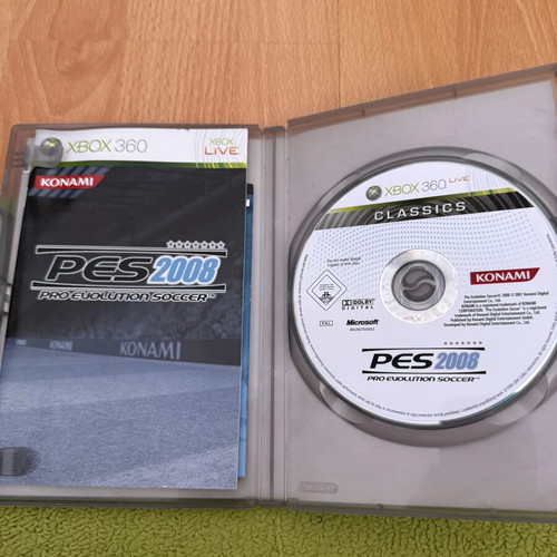 Pes 2008 Xbox 360 game