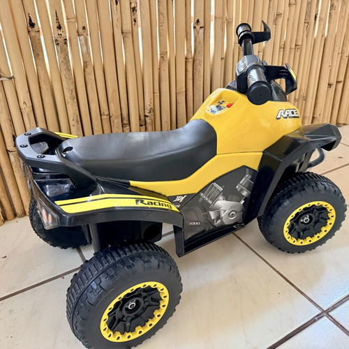 Yellow children's ride-on vehicle for 18-36 months