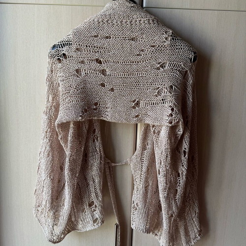 Rococo knitted versatile bolero scarf made in Italy like new