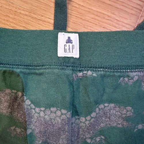 Gap tracksuit for 4-year-old boy like new, green with dinosaur print