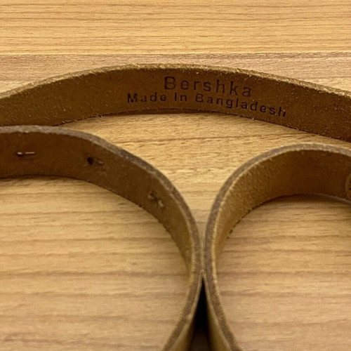 Bershka belt brown like new, length 100 cm