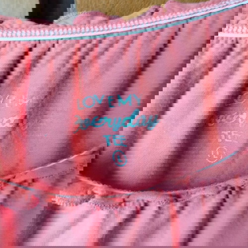 Μπλούζα κοντομάνικη πορτοκαλί καινούργια, μακό, μέγεθος L