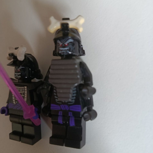 LEGO Ninjago Legacy Lord Garmadon minifigures with purple sword
